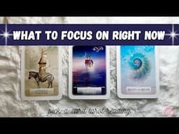 🔥What You Need To FOCUS On Right Now In Your Life or Career! // a channeled pick-a-card reading