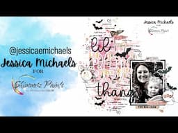 Lil Boo Thang Mixed Media Scrapbook Layout | ​⁠@jessicaemichaels