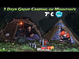 3 Days Group Camping on Top of Mountain (Pindari Glacier)  | Camping In Uttarakhand forest #vlog