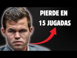 La DERROTA más RÁPIDA de MAGNUS CARLSEN.