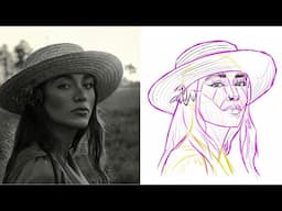 Draw Along with Me | Release your Portrait Drawing Potential