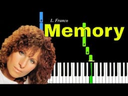 Memory Barbra Streisand easy piano