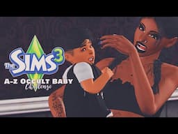 EVERYTHING IS BROKEN..BUT TIBERIUM!//A-Z OCCULT BABY CHALLENGE//THE SIMS 3 #9