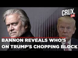 Trump News Live | After Trump's Victory, Ally Steve Bannon Says The DOJ And FBI Will Be "Swept Away"