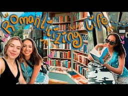 ✨A Cozy Reading Vlog Romanticizing Life✨Book Shopping, Cozy Cafes, Best Friends, & Fairytales✨