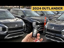 Top Of The Line - Mitsubishi Outlander 2024 GT - Black Diamond with Light grey interior!