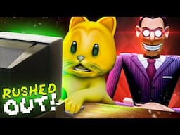 DON'T LET HIM CATCH You SLACKING!! [Roblox Rushed Out]