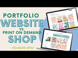 Should I use my Spoonflower Shop as a Portfolio Website? | Elizabeth Silver