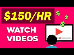 Make $150/Hour Just By WATCHING VIDEOS!! (Make Money Online 2024)