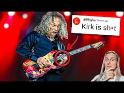 Kirk Hammett SUCKS At Guitar (really?)