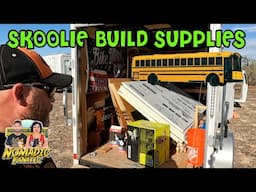 Stocking Up on Skoolie Building Supplies & Sander Deletes