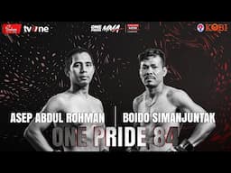 ASEP ABDUL ROHMAN VS BOIDO SIMANJUNTAK | FULL FIGHT ONE PRIDE MMA 84 KING SIZE NEW #9 BANDUNG