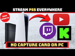 Stream PS5 To Kick, YouTube and Twitch At Same Time (NO CAPTURE CARD OR PC)