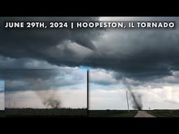 Landspout Tornado, Up Close | June 29th, 2024 Hoopeston, IL