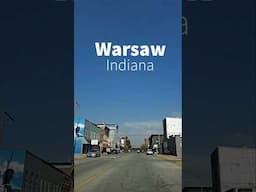 Driving around the Streets of Warsaw 🇺🇲 State Indiana #usa #usashorts #indiana