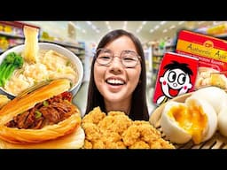 Trying Frozen Chinese Supermarket Food (Popcorn Chicken, Wonton Soup, Egg Tarts)