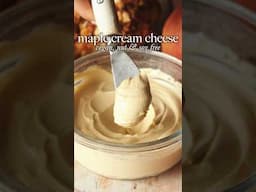 Homemade Maple Cream Cheese (Vegan)