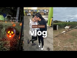 Vlogtober Week 3 + Spend a spooky weekend with us + Six Flags Fright Fest and Pumpkin Patch Vlog