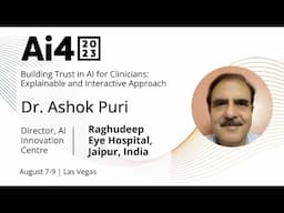 Building Trust In AI For Clinicians: Explainable And Interactive Approach with Raghudeep Eye Hosp.