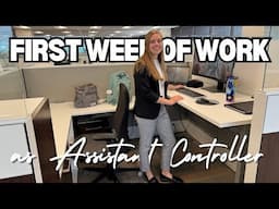 First Week of my New Job as Assistant Controller!! (super long vlog!) overwhelming, exciting, crazy!