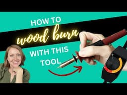 Pyrography for Beginners [5 STEPS] How to Wood Burn With a Walnut Hollow Versa Tool 🔥