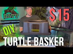 CHEAP - EASY - DIY Above Tank Basking Platform - ONLY $15 - Turtle Tank Upgrade