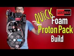 DIY Ghostbusters Proton Pack- Extra Light 'Cause it's Made From Foam! With Templates