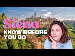 Watch This Before Your Siena Trip! | Siena NEED TO KNOW | Siena Travel Tips