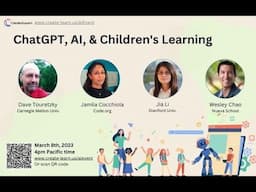 How ChatGPT and AI are Changing Children’s Learning and Their Future  - Event Recording