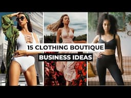 15 Clothing Online Boutique Business Ideas