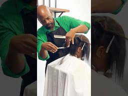 How to Bob Haircut Class in Atlanta Hair Salon. #BobHaircut #HaircutEducation #HairstylistEducation