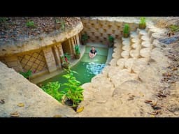 COMPLETE BUILD The Most Beautiful Underground Swimming Pool House