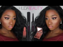 HUDA BEAUTY NUDE OBSESSIONS , LIFE LINER , AND POWER BULLET LIPSTICK | LOUISE KEANE | 2019