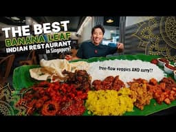 UNLIMITED CURRIES on Banana Leaf at Gandhi Restaurant! | Best Indian Food in Little India Singapore!