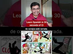 🇪🇸🇲🇽 Learn Spanish in 30 seconds of Comprehensible Input ⬆️