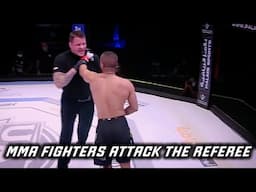 REFEREE vs FIGHTER - Fighters Throwing Themselves at the Referee - Best Compilation HD