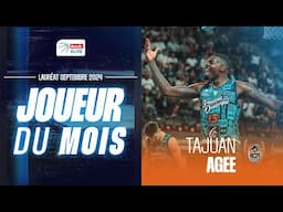 Highlights Tajuan Agee - Meilleur Joueur Septembre 2024 | Betclic ELITE | LNB Officiel