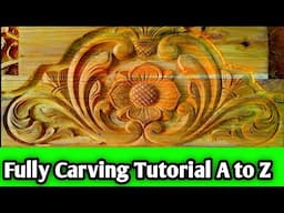 How To Make a Sofa Design in Wood 🪵 Sunil Wood Carving