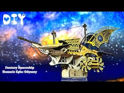 Fantasy Spaceship 3D Mechanical Model Kit | Odyssey S902