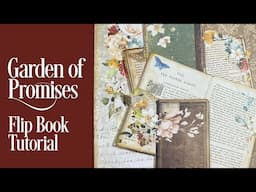 Stamperia Garden of Promises Flip Book Tutorial - part 1