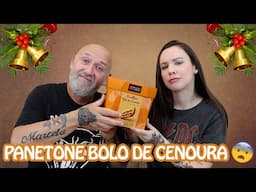 Provamos o novo PANETONE DE BOLO DE CENOURA! - Mah e Fernandão