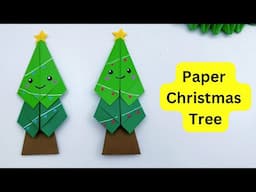 How To Make Easy Paper Christmas Tree  For Kids / Nursery Craft Ideas /Paper Craft Easy/ KIDS crafts