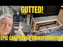 GUTTED! Epic Campervan Transformation: Prepping for Our Ultimate Road Trip to Spain!