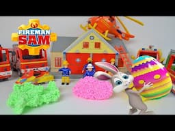 Fireman Sam Episode Easter Egg Surprise Toys Fire engine Story Feuerwehrmann Sam