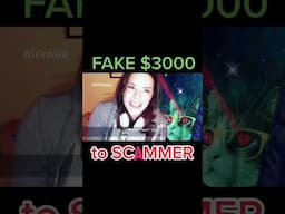 FAKE $3,000 to a craigslist scammer 🤣