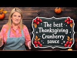 The BEST Thanksgiving Cranberry Sauce