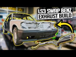 Full LS Swapped Mercedes 280se Exhaust Fabrication - LS3 Benz Build Ep 6