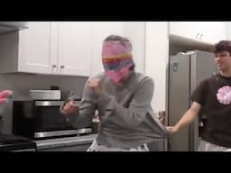 basically just chris being the youngest sibling in the baking blindfolded video