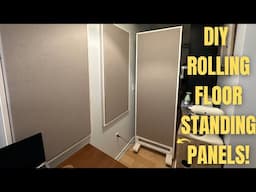 BUILDING A DIY ROLLING 2X6 FOOT ACOUSTIC PANEL/GOBO!