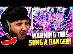 FIRE or NAH?! BEERUS SONG "Fake Crowns [REBØRN]" | FabvL (REACTION) | iamsickflowz